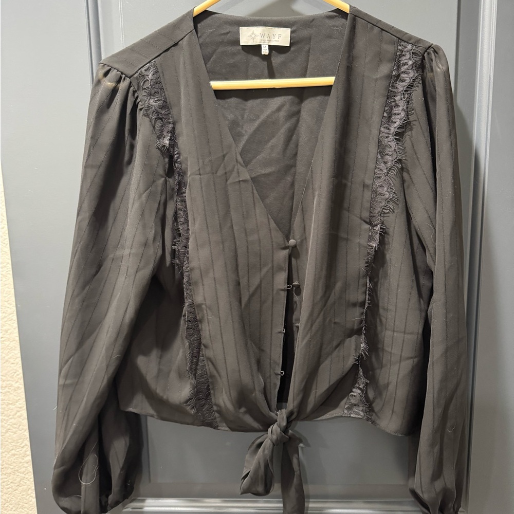 Black light weight blouse